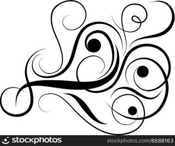 Abstract element for design, vector