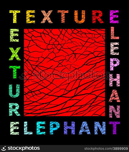 Abstract elephant skin texture