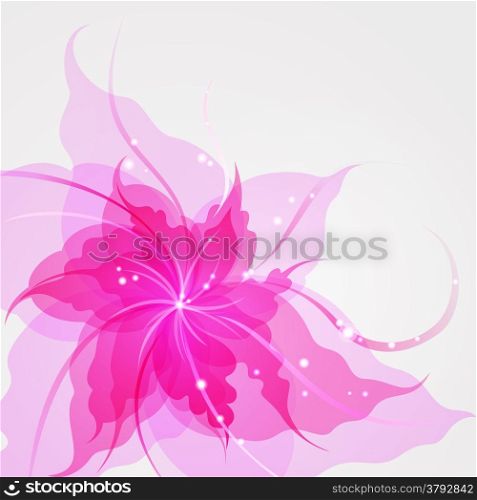 Abstract EPS10 colorful flower background in purple tones