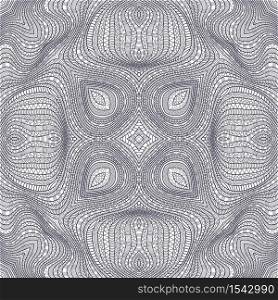 Abstract ethnic ornamental line art vector background. Seamless pattern. Abstract ethnic line art vector Seamless pattern