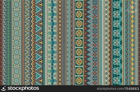 Abstract ethnic stripe pattern, ornamental vector background. Abstract ethnic stripe pattern, background
