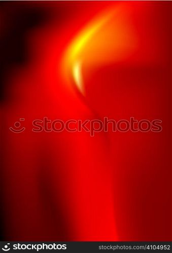 Abstract female outline in red and orange ideal background