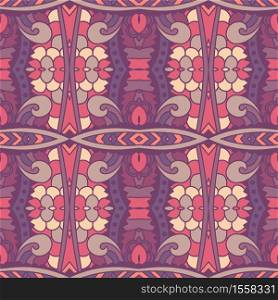 Abstract festive colorful floral vector ethnic tribal pattern. Vector seamless pattern african art batik ikat. Ethnic ptint vintage design.