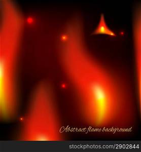 Abstract fiery background
