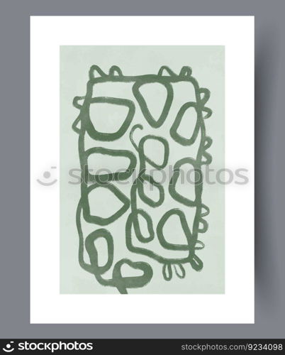 Abstract figure experimental tracery wall art print. Wall artwork for interior design. Printable minimal abstract figure poster. Contemporary decorative background with tracery.. Abstract experimental tracery wall art print