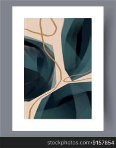 Abstract figures elegant pearls wall art print. Printable minimal abstract figures poster. Contemporary decorative background with pearls. Wall artwork for interior design.. Abstract figures elegant pearls wall art print
