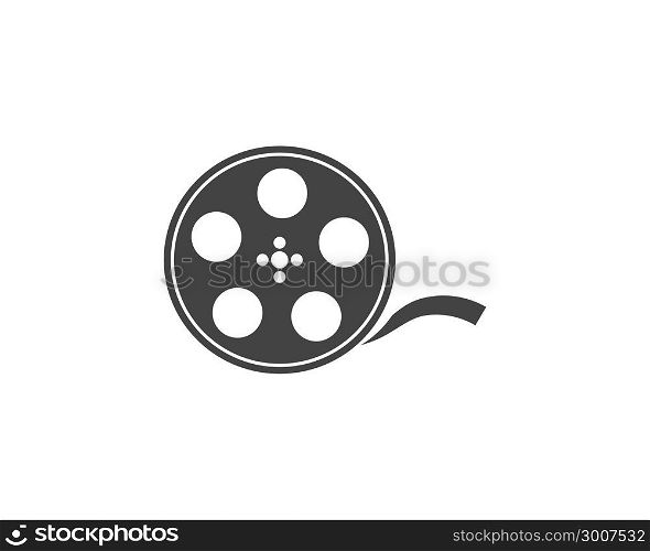 abstract film icon vector illustration template design