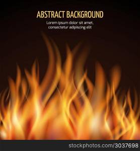 Abstract fire flame vector background. Abstract fire flame vector background. Fire hot blaze and power fire illustration