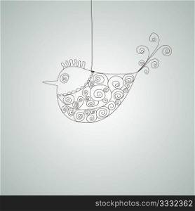 Abstract fish. Vector illustration