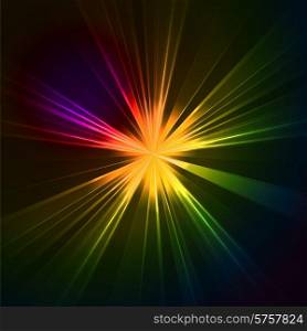 Abstract flash star light. Colorful exploding . Vector illustration.. Abstract flash star light. Colorful exploding