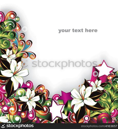 abstract floral background