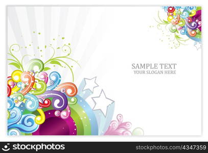 abstract floral background