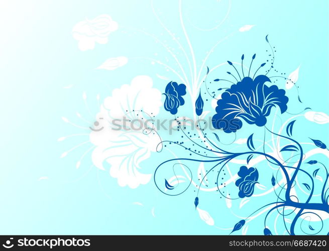 Abstract floral background