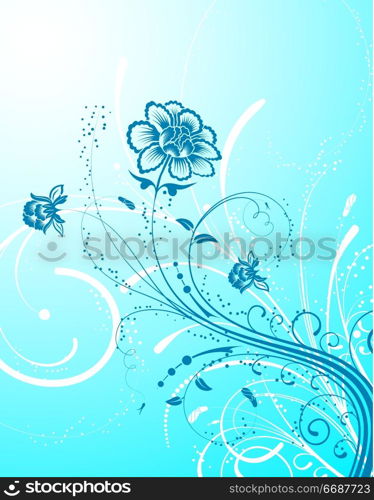 Abstract floral background