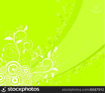 Abstract floral background