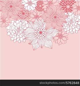 Abstract floral background for design.. Abstract floral background for design
