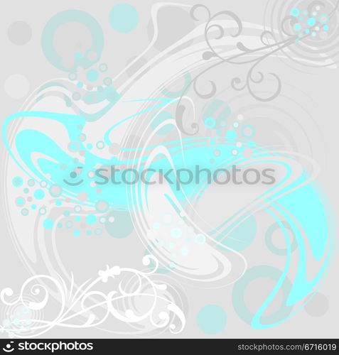 Abstract floral background, vector