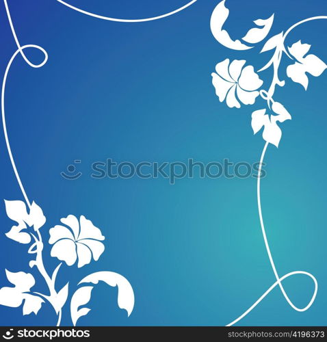 abstract floral background vector illustration