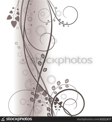 abstract floral background vector illustration