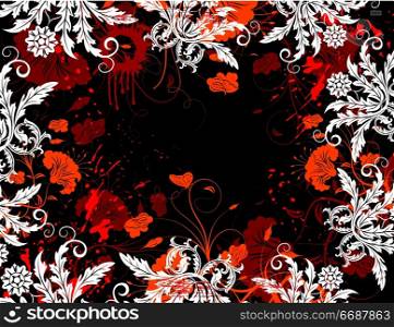 Abstract floral chaos