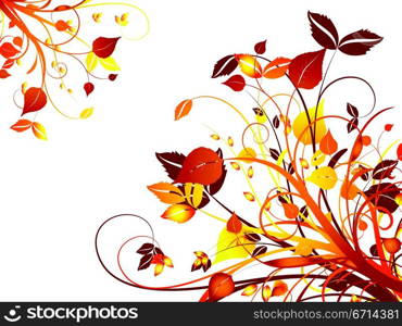 Abstract floral design