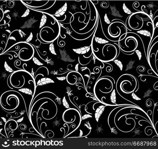 Abstract floral pattern, vector