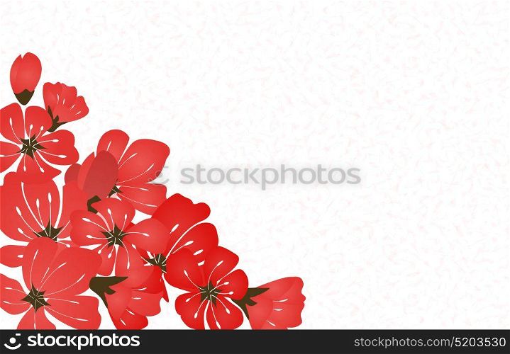Abstract Floral Sakura Flower Japanese Natural Background Vector Illustration EPS10. Abstract Floral Sakura Flower Japanese Natural Background Vector