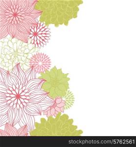 Abstract floral seamless pattern for design.. Abstract floral seamless pattern for design