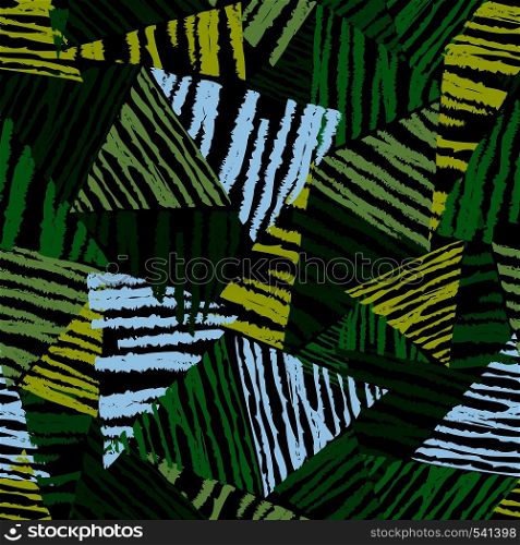 Abstract floral seamless pattern tropical leaves, Fashion, interior, wrapping consept on black background. Abstract seamless pattern tropical leaves, Fashion, interior, wrapping consept on black background
