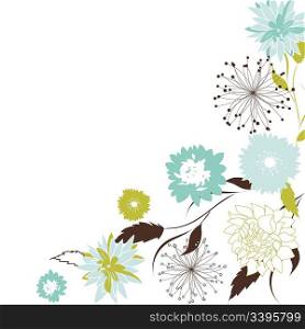 Abstract flower background