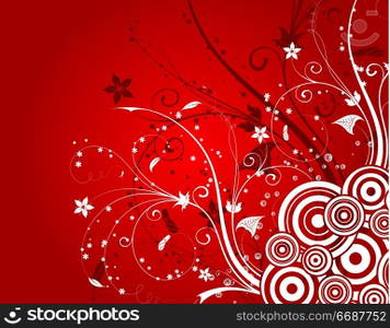 Abstract flower background