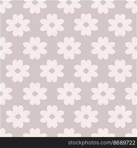 Abstract flower heads on grey