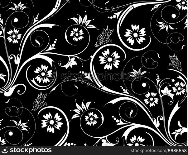 Abstract flower pattern