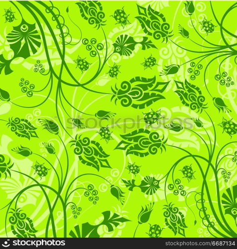 Abstract flower pattern