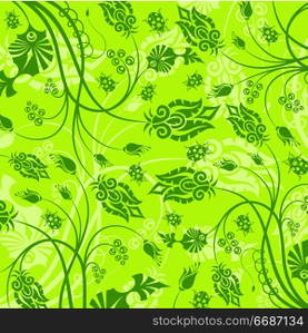 Abstract flower pattern