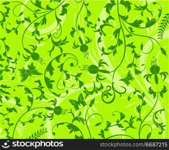 Abstract flower pattern