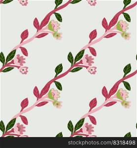 Abstract flower seam≤ss pattern. Creative floral wallpaper. Naive art sty≤. Hand drawn plants end≤ss backdrop. Design for fabric, texti≤pr∫, wrapπng paper, cover. Vector illustration. Abstract flower seam≤ss pattern. Creative floral wallpaper. Naive art sty≤.