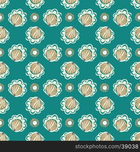 Abstract flower seamless pattern background.. Abstract flower seamless pattern background. Vector texture Floral seamless backgrounds.