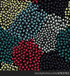 Abstract Flower Seamless Pattern Background Vector Illustration EPS10. Abstract Flower Seamless Pattern Background