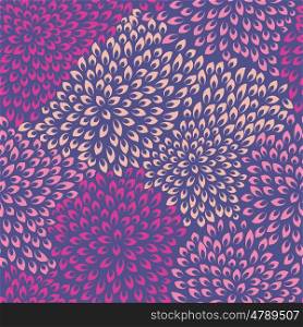 Abstract Flower Seamless Pattern Background Vector Illustration EPS10. Abstract Flower Seamless Pattern Background