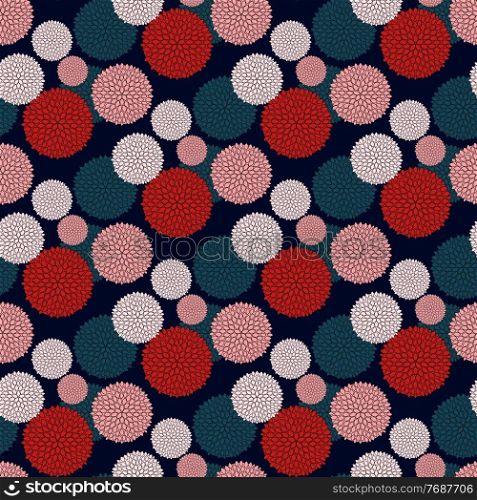 Abstract Flower Seamless Pattern Background. Vector Illustration EPS10. Abstract Flower Seamless Pattern Background. Vector Illustration