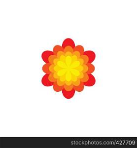 abstract flower vector symbol icon design