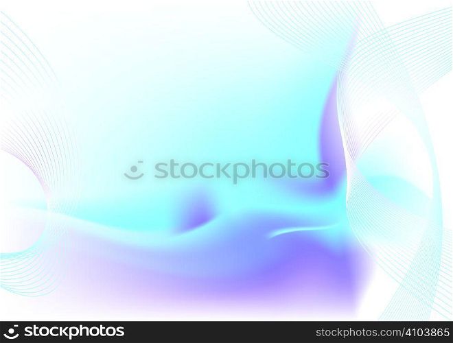Abstract flowing design with plenty of copy space