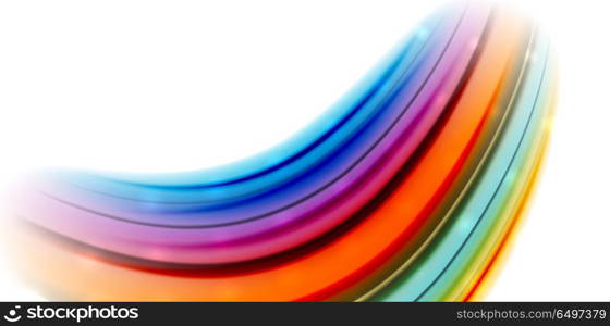 Abstract flowing motion wave, liquid colors mixing, vector abstract background. Abstract flowing motion wave, liquid colors mixing, vector abstract background with light dots effect