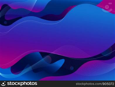 Abstract fluid color background vector illustration