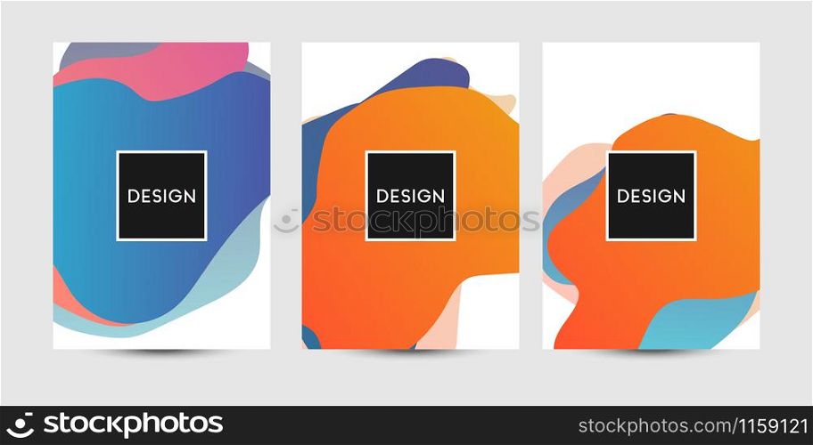 Abstract fluid graphics of poster or book cover design. Vibrant gradient color. Creative art for banner, landing page, web, cover, ad, greeting card, print.. Abstract fluid graphics of poster or book cover design. Vibrant gradient color.