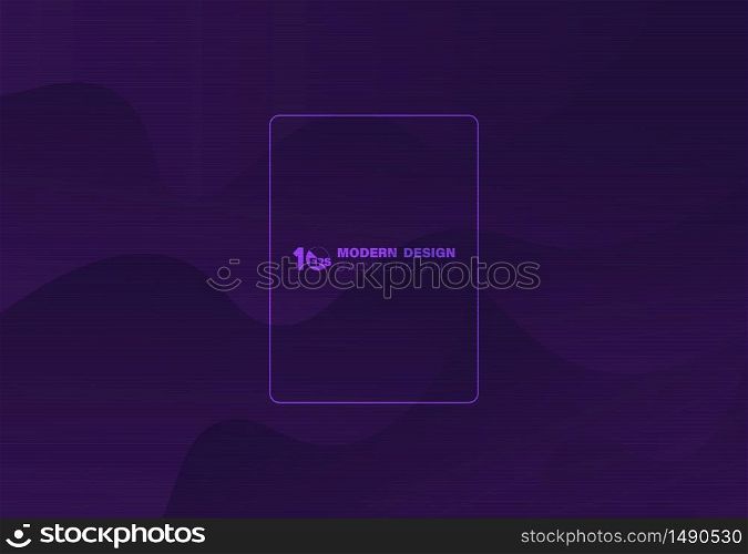 Abstract fluid shape pattern of violet design futuristic artwork background. Decorate for copy space of text, cover design, page, print, book. illustration vector eps10