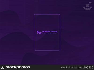Abstract fluid shape pattern of violet design futuristic artwork background. Decorate for copy space of text, cover design, page, print, book. illustration vector eps10