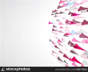 Abstract fly glass shapes. + EPS8 vector file