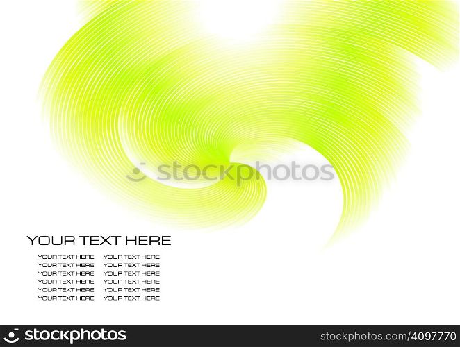 Abstract fractal background with space for text, vector illustration